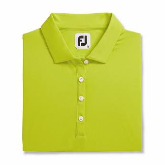 Women's Footjoy Golf Shirts Yellow NZ-628879